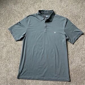🎉Callaway Opti-Dri SS Polo. Men's LG, Gray